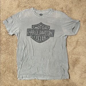Vintage Harley-Davidson Light Gray Short Sleeve Tee
